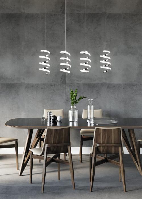 TRIO - Пендел LAOLA R34184106 LED 4x8W · 4x 1250lm, 4000K