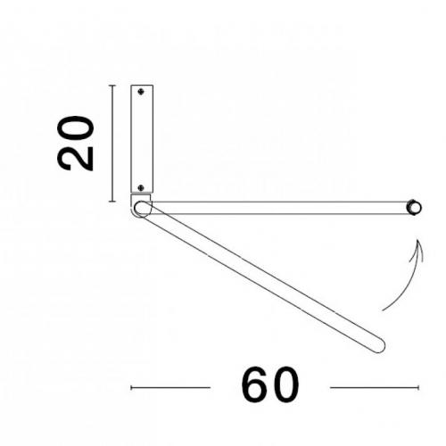 NOVA LUCE - Ceiling lamp GARVE LED 35W 3000K 220V IP20 black 9085243
