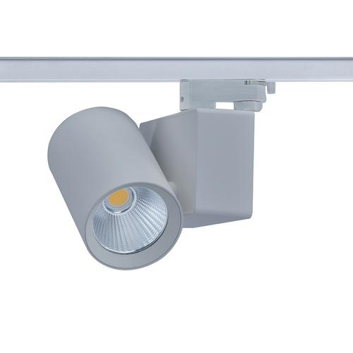 ACA LIGHTING - LED Прожектор за релсов монтаж LISOR 20W 3000K трифазен сив LISOR2030G4