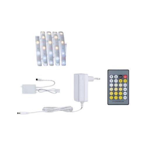 PAULMANN - 79876 MaxLED 250 LED Strip Tunable White basic set 1.5m coated IP44⚡ 5.5W⚡230lm/m Tunable White⚡24VA