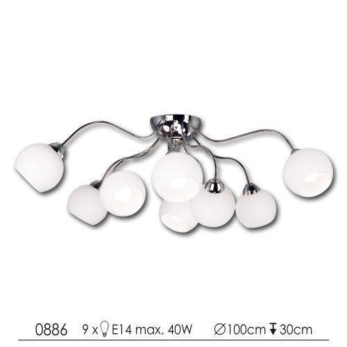 LIS LIGHTING - Плафон Spider 0886