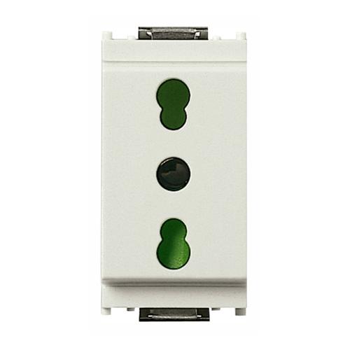 VIMAR - 16203.B 2P+E 16A P17/11 outlet white