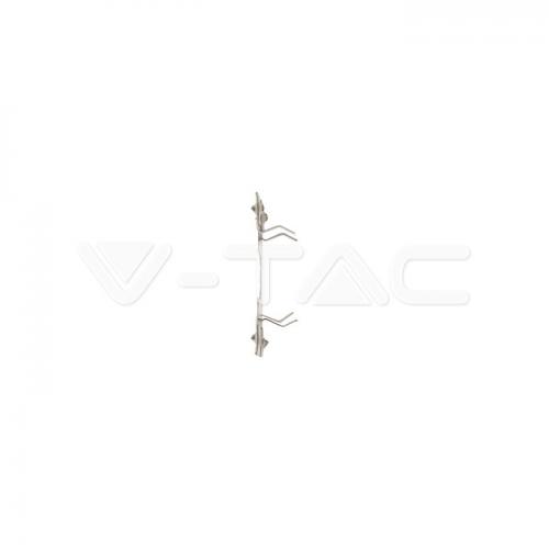 V-TAC - ЗАЗЕМИТЕЛНА ПЛОЧА ЗА ЗА PV (СОЛАРЕН) ПАНЕЛ 8бр./СЕТ (11395)