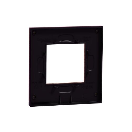 SCHNEIDER ELECTRIC - NU600284 New Unica - cover frame - 1 gang - 1 x 2 modules - oak