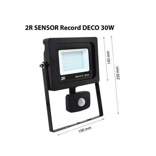 2R - LED SENSOR Record DECO 30W  IP65