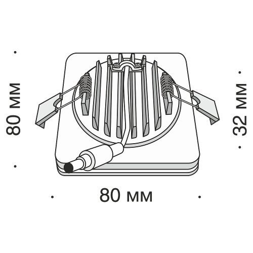 MAYTONI - Downlight Phanton DL2001-L7B 