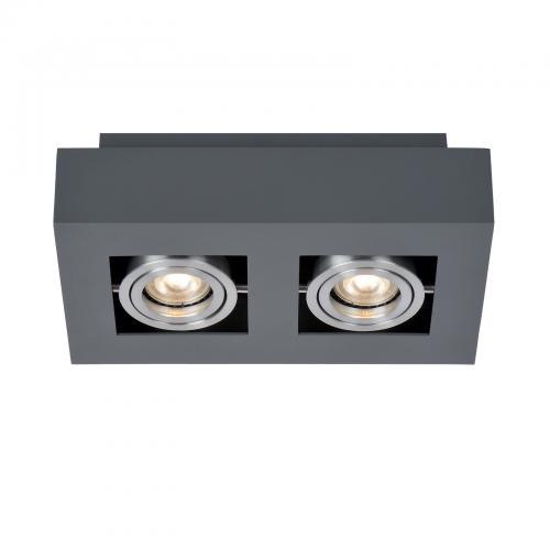 ITALUX - Луна за външен монтаж двойна  Casemiro IT8002S2-BK/AL