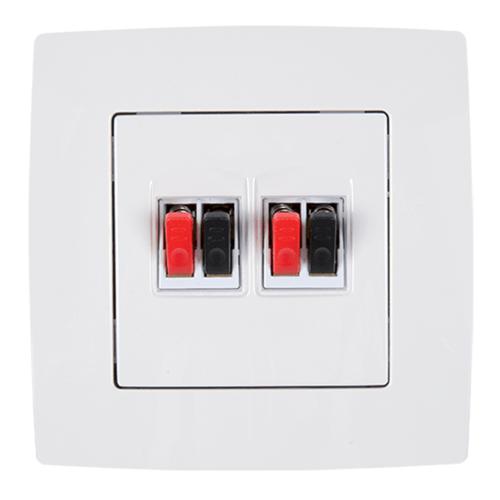 ELMARK - 190721 - DOUBLE AUDIO SOCKET METALLIC CITY 