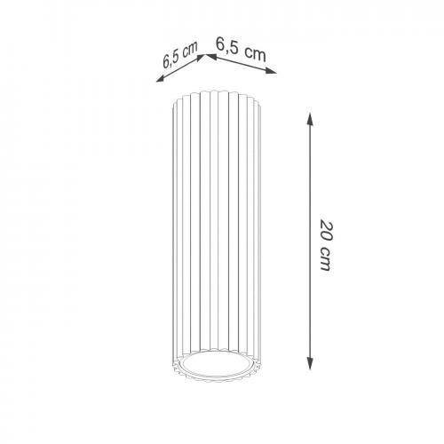 SOLLUX - Spot KARBON 20 white 10W GU10 SL.1531
