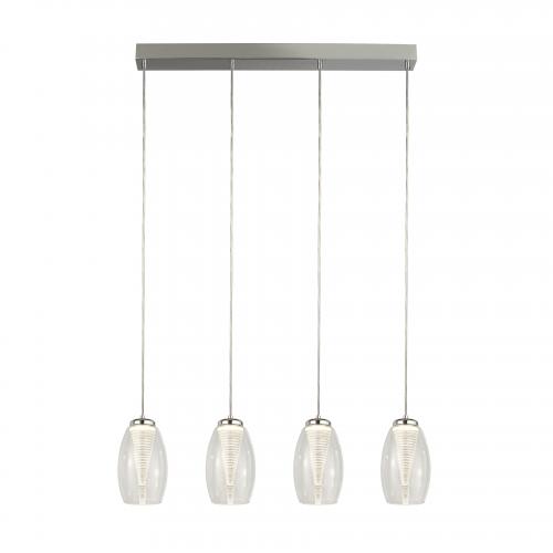 SEARCHLIGHT - pendant luminaire   CYCLONE 97292-4CL LED 22W, 1573lm, 3000K