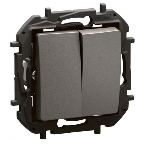 LEGRAND - Double 2-way switch Niloe New NP2220MG