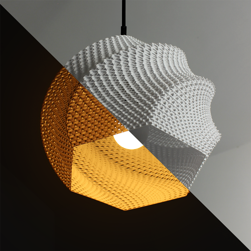 Atis3D.Studio - Pendant SOFIA ∅400mm x 270mm 1 x E27