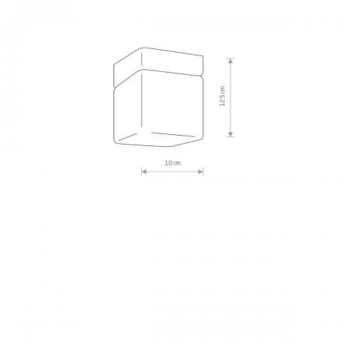 NOWODVORSKI - Bathroom ceiling lamp  IP44 8054 SIS BL I CG • G9 1x40W