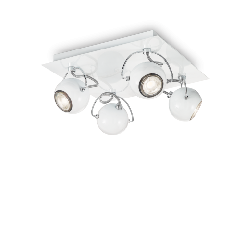 IDEAL LUX - Спот LUNARE PL4 Bianco  077918