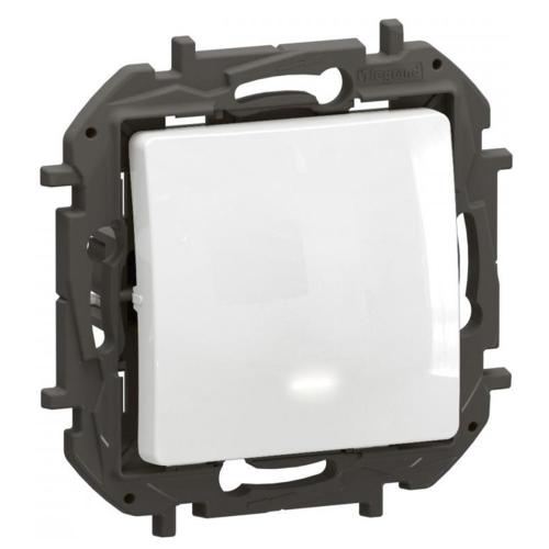 LEGRAND - 1-way switch with backlight white Niloe New NP2111WH