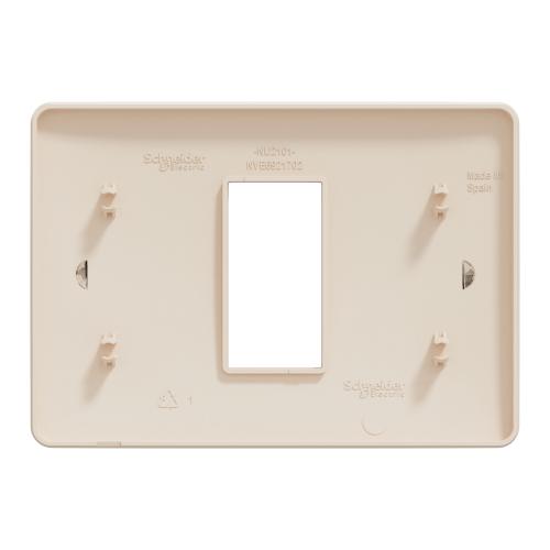 SCHNEIDER ELECTRIC - NU210144 New Unica - cover frame - 1 gang - 1 module - ivory