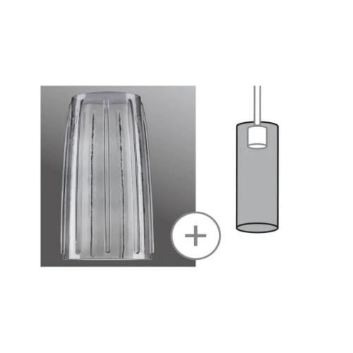 PAULMANN - Абажур за пендел 95352 URail shade Drio 2Easy⏺ 152mm / Опушено стъкло