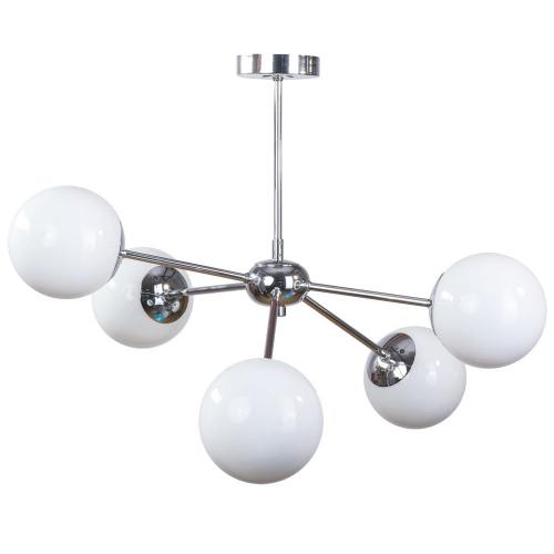 LIS LIGHTING - Chandelier  DORI 5780Z-H91 E14, 5x40W, H:50, D:65cm, chrome