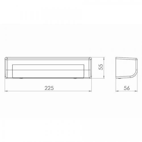 ATRA - Wall lamp 8615 LED 12W 1200lm 4000К SAMSUNG IP 44