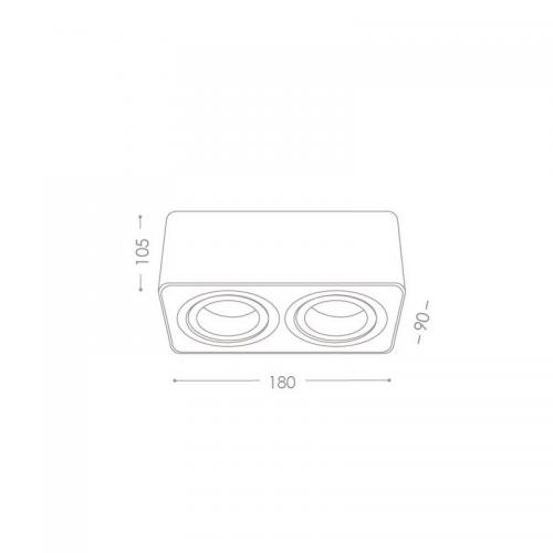 KANLUX - TOLEO DTL250-B (26119)
