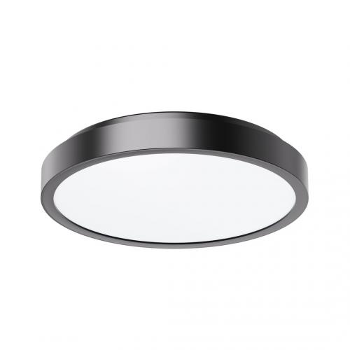 RABALUX - Moisture-proof LED ceiling light SAMIRA 48W 3100lm 4000К IP44 black 71254