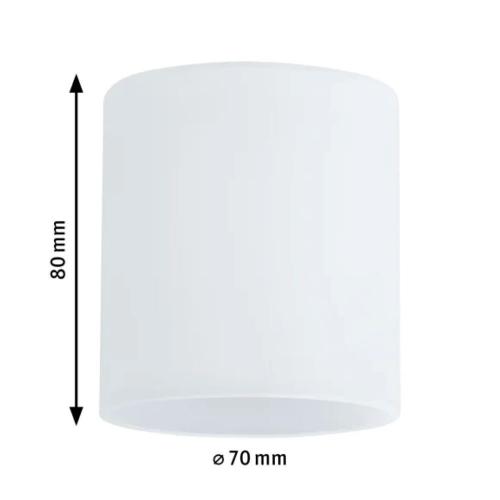 PAULMANN - Абажур 60004  URail shade Zyli DecoSystems 70mm  • Бял