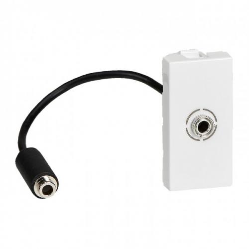 LEGRAND -  0 787 79 3.5mm Jack socket Mosaic - peterminated - 1 module - white