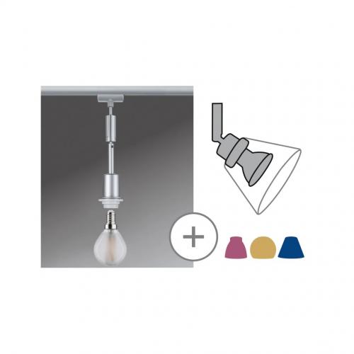 PAULMANN - URail Pendants DecoSystems E14 max. 20W dimmable 230V Chrome matt 96969