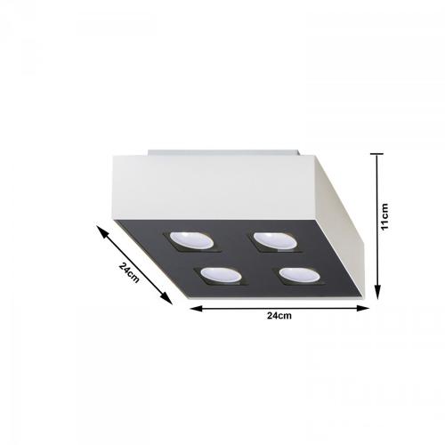SOLLUX - Celling lamp Mono 4 white SL.0069