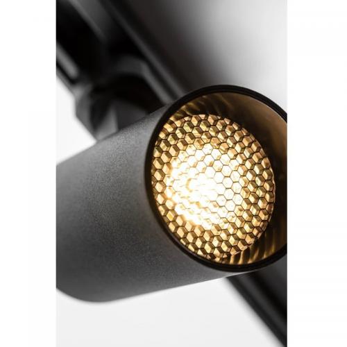 GTV Lighting - XLT-LMAGU10OC-NB LED Релсов осветител LIMA 20W черно алуминий GU10