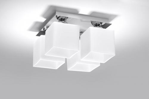 SOLLUX - ceiling lamp PIAZZA 4 chrome SL.0228