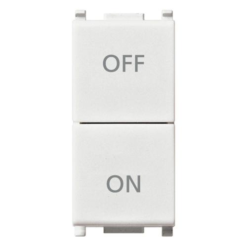 VIMAR - 14058 - Two independent 1P NO+NC10A pushes white