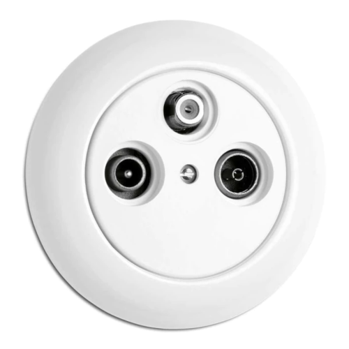 THPG - System covering for junction boxes porcelain white 173086