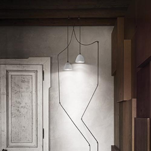 IDEAL LUX - Пендел  VINEGAR SP1  Cemento  110462