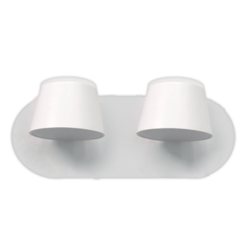 ELMARK - MALIA ДВОЕН LED АПЛИК 24W, 4200K,  БЯЛ 95MALIA24LED/WH