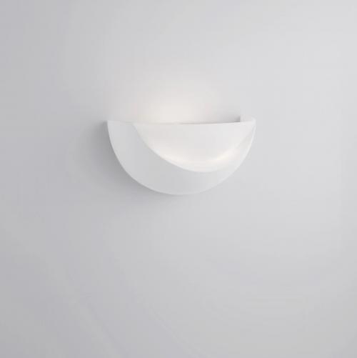 NOVA LUCE - Гипсов аплик  Д:34, Ш:17, В:17 см.   9540231  ALAS ⚡ E14 ⚡ 1х5W ⚡ 100-240V ⚡ IP20 ✴ Бял