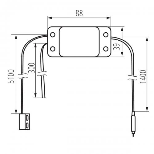 KANLUX - Реле за гаражна врата KANLUX SMART S SWITCH G DOOR - 34950