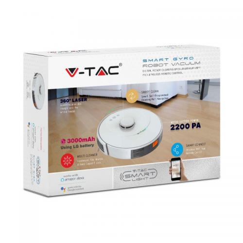 V-TAC - SMART Прахосмукачка Лазерна SKU: 7933