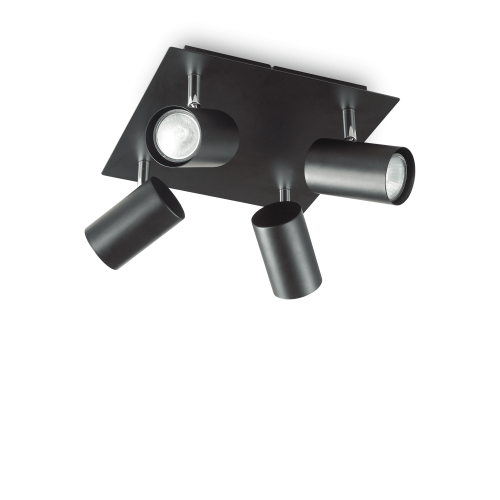 IDEAL LUX - ceiling luminaire SPOT PL4   Nero  156781
