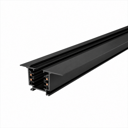 ACA LIGHTING - Трифазна шина за вграждане 3м. черно 4WRE3MB