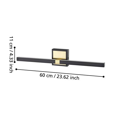 EGLO - wall light PEGUERA 11W 1165lm 3000K - 900928