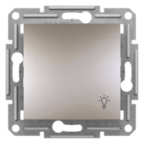 SCHNEIDER ELECTRIC - EPH0900169 Asfora-1p pushb-10A screwless -light- bronze