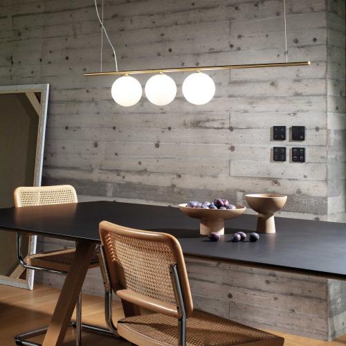 IDEAL LUX - Пендел 282114 PERLINE SP3 OTTONE