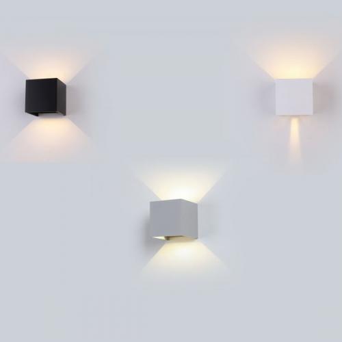 V-TAC - VT-759 6W-WALL LAMP WITH BRIDGLUX CHIP WHITE SQUARE