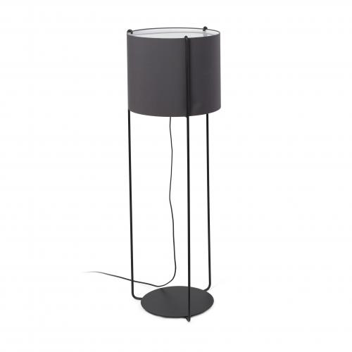 FARO - DRUM Black structure floor lamp 24023+2P0532