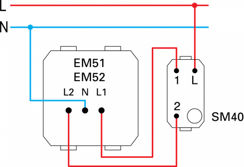 TEM - EM51RG Light indicator clear/no disturbance 2M, Modul