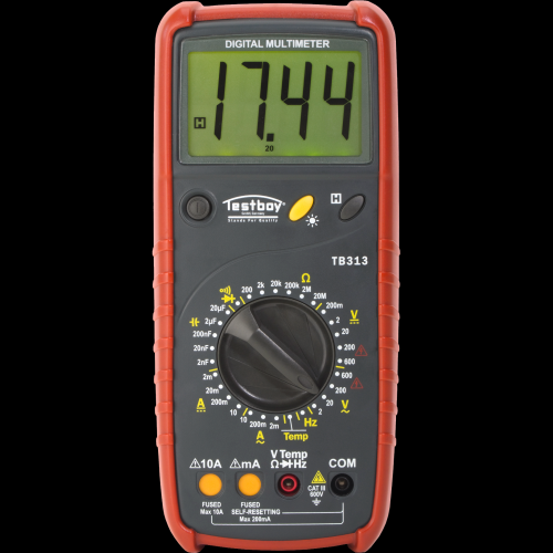 TESTBOY - Digital multimeter with automatic measuring range protection  TESTBOY 313