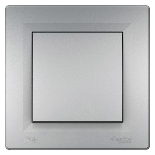 SCHNEIDER ELECTRIC - EPH0400461 Asfora-1p 2way switch 10AX screwless IP44 aluminium