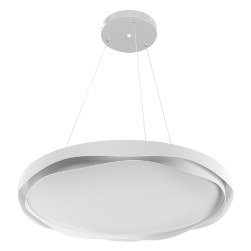 ULTRALUX - LED dimmable SCT ceiling light with remote control white ...