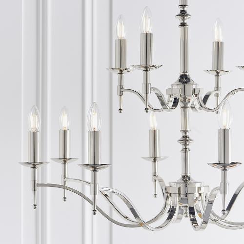 INTERIORS 1900 - chandelier STANFORD  CA1P12N   E14, 12X40W